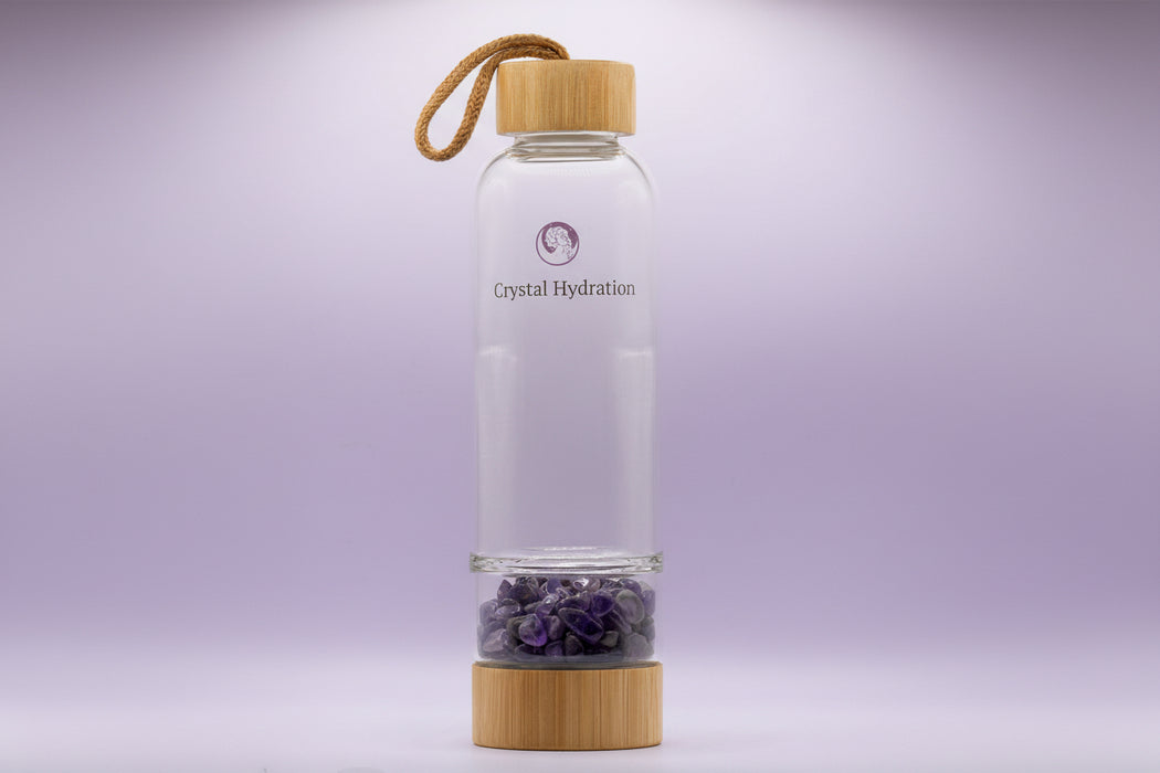 Purple Zen - Amethyst Trinkflasche