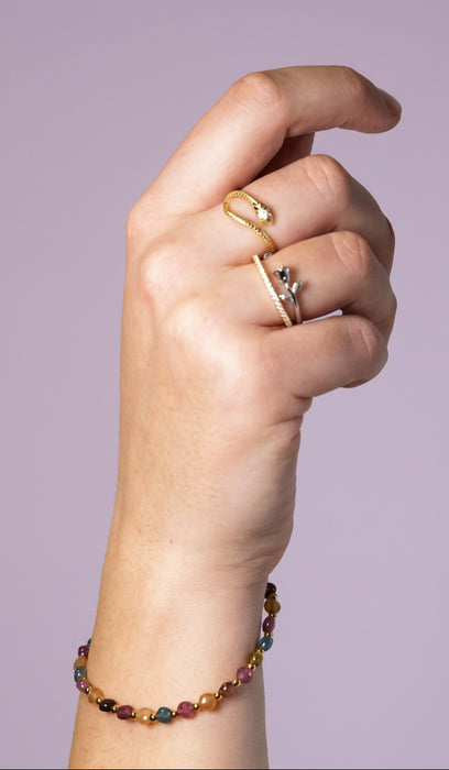 COLOR VEIL Turmalin Armband