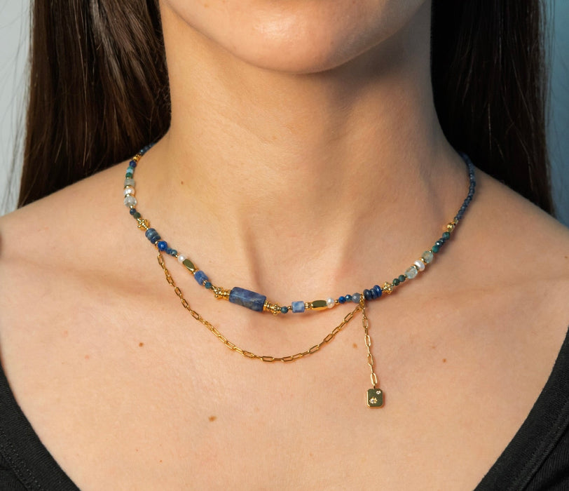 INDIGO STAR Lapis Lazuli Kette