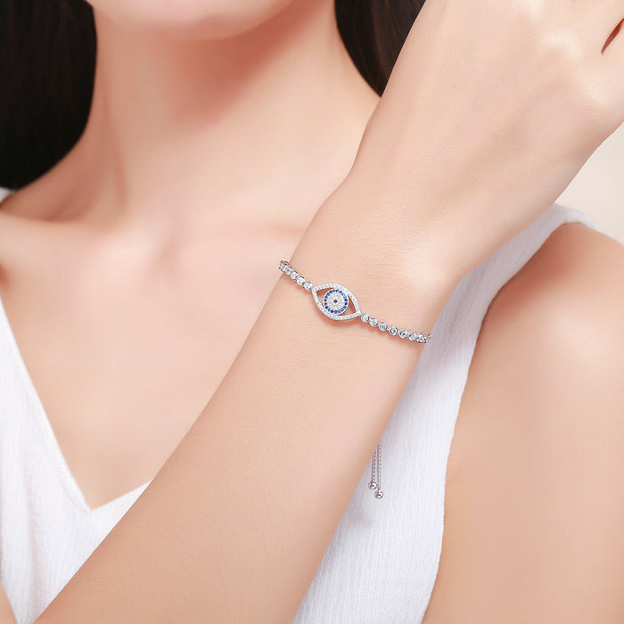 ELAYA Evil Eye 925 Sterling Silber Armband