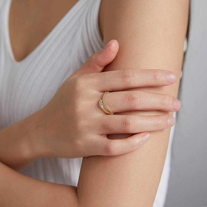 ORELLE 925 Sterling Silber Ring