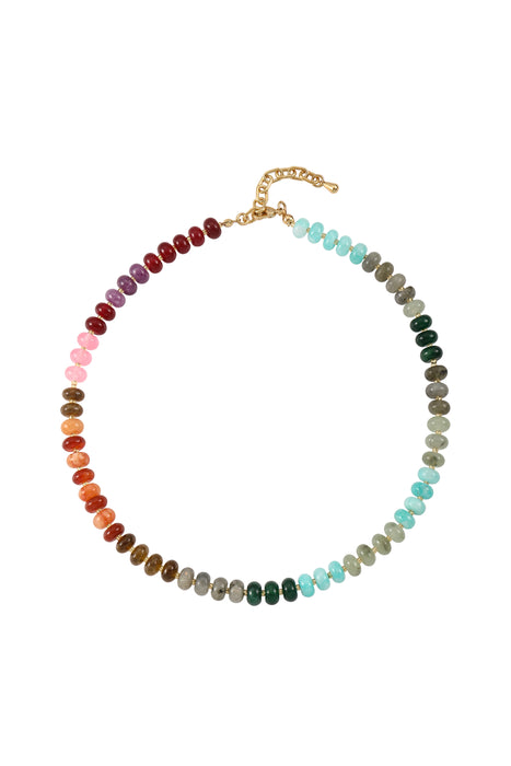 SPIRIT BLOOM Amethyst und Rosenquarz Kette