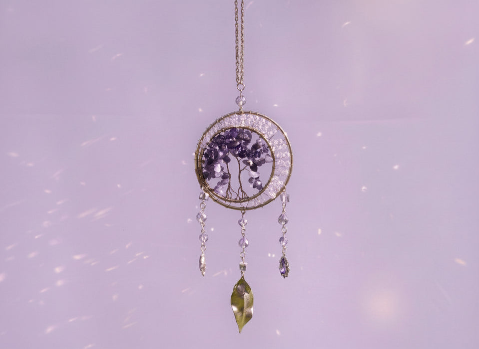 VIOLET RAYS Suncatcher