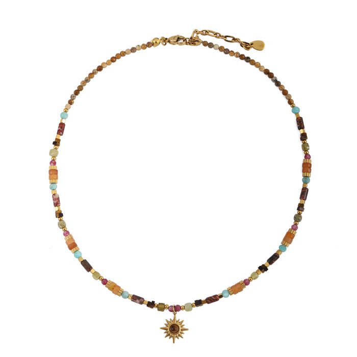 HONEY AURA Tigerauge Kette