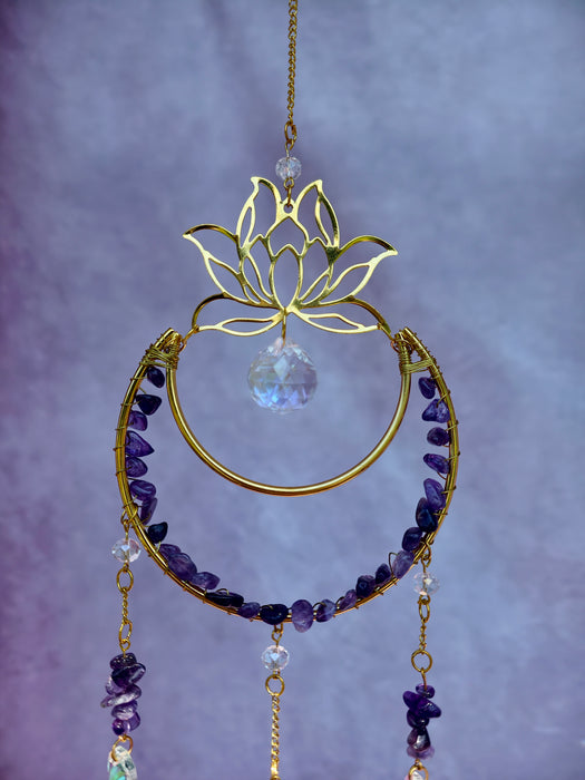 VIOLET BLOOM Suncatcher