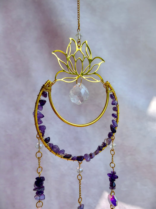 VIOLET BLOOM Suncatcher