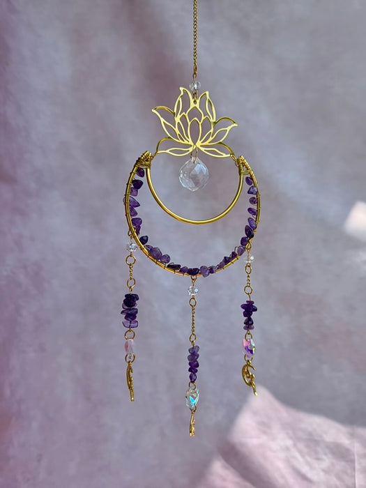 VIOLET BLOOM Suncatcher