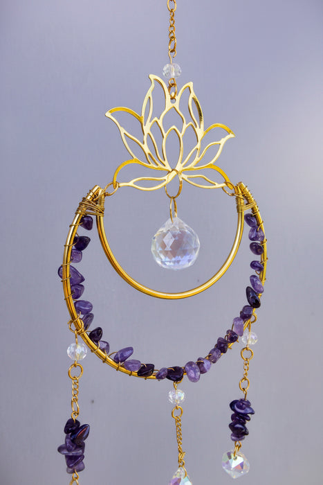 VIOLET BLOOM Amethyst Sonnenfänger