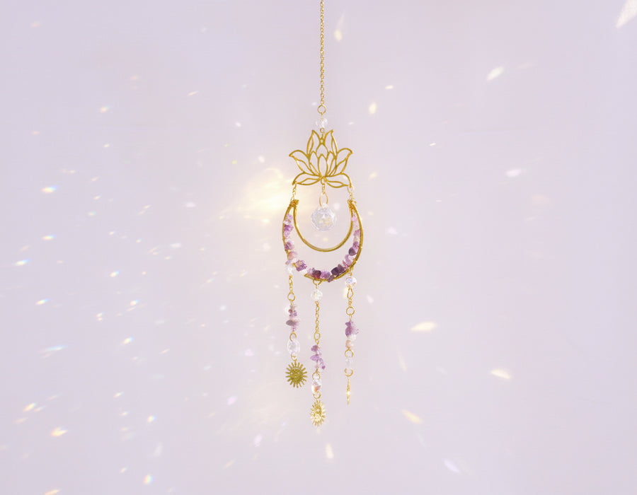 VIOLET BLOOM Suncatcher