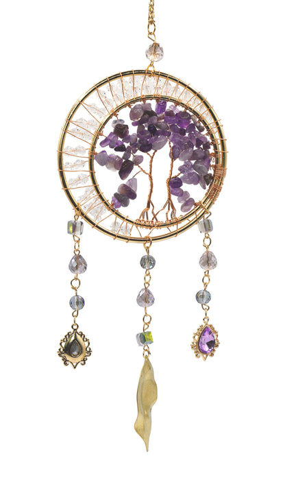 VIOLET RAYS Suncatcher